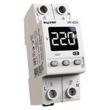 Peле напряжения 2 модуля VP-63A M2W (белый инд) с термозащитой DigiTOP Реле напруги VP-63A M2R фото