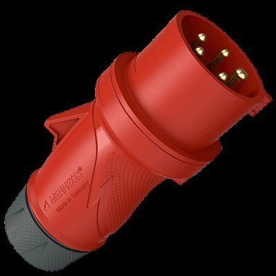 Штекер PowerTOP Xtra з ErgoCONTACT 32А 5п 6г 400В, IP54 червоний | MENNEKES 13520 13520 фото