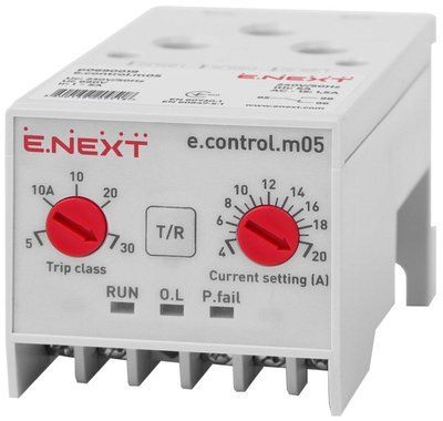 Реле защиты двигателя e.control.m05, 4-20А E.NEXT p0690019 p0690019 фото