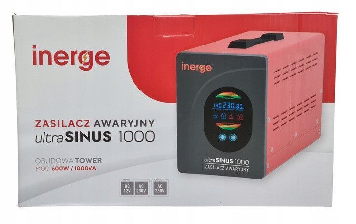 Блок аварійного живлення ultra SINUS UPS 1000VА/600W EPS-12-1000-T1 Inerge живлення чистої синусоїди EPS-12-1000-T1 фото