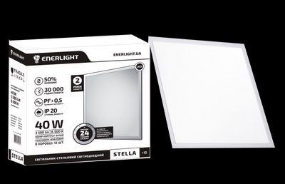 Потолочный светодиодный светильник STELLA 40Вт 6500К MS ENERLIGHT STELLA40SMD70СMS для дома и офиса STELLA40SMD70СMS фото