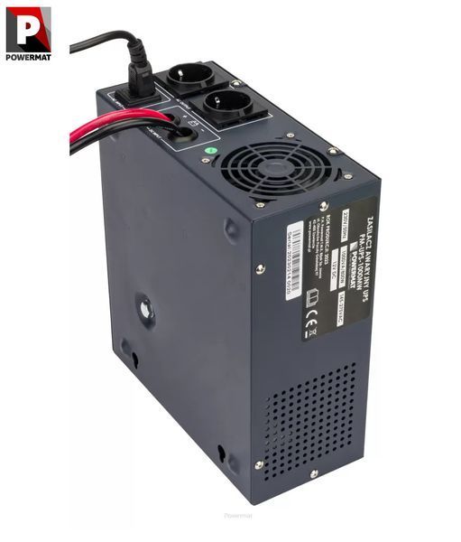 Джерело аварійного живлення PM-UPS- 1000VA 800W навісний Inverter 12V 5904067442511 фото