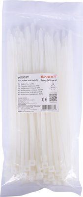 Кабельна стяжка e.ct.stand.200.5.white (100шт), біла Е.NEXT s015037 s015037 фото