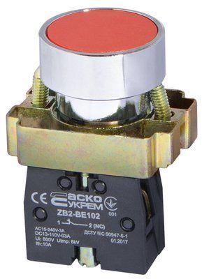Кнопка &laquo;Стоп&raquo; XB2-BA42 красная N/С АСКО-УКРЕМ A0140010003 A0140010003 фото