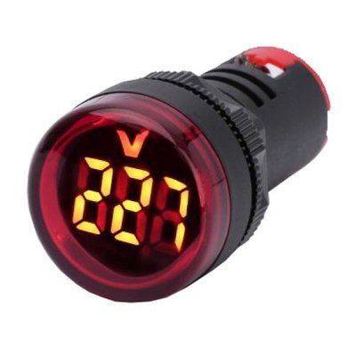 Індикатор цифровий ND3-22V RED індикація напруги 50-500В червоний АС50-500В 508957 508957 фото