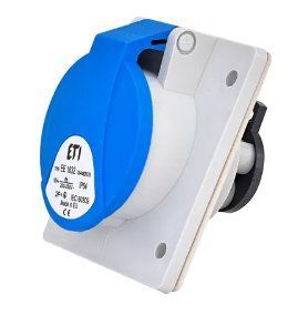 Розетка встроенная EE-1632 IP54 (16A, 230V, 2P+PE) tм ЕТІ 4482076 4482076 фото