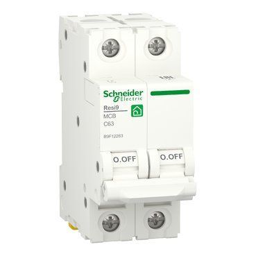 Автоматический выключатель Resi9 2P 63А С 6кА Schneider R9F12263 R9F12263 фото