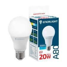 Лампа світлодіодна ENERLIGHT A80 20ВТ 6500K E27 A80E2720SMDCFR A80E2720SMDCFR фото