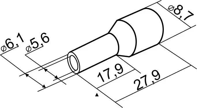 Наконечники трубчатые НТ 16,0-18 зеленые 100 шт A0060010032 АСКО-УКРЕМ 2377551946 фото