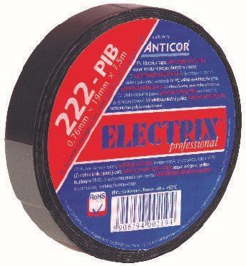 Изолента ANR PIB 19/5- вулкан.изол.лента черная Anticor (-40&deg;C+90&deg;C) ANTICOR ANR PIB 19/5 фото
