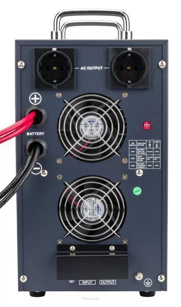 Джерело аварійного живлення UPS LCD 2500VA 2000W Inverter PM-UPS-2500MP 24V Powermat 5904067442467 фото