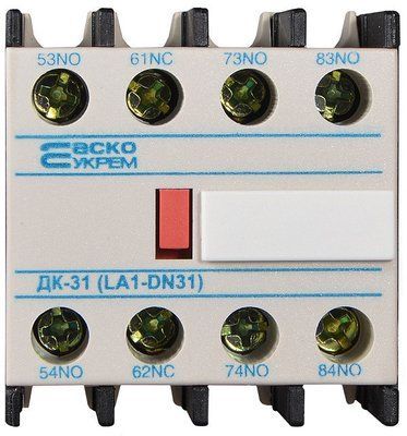 Додатковий контакт ДК-31 (LA1-D31) АСКО-УКРЕМ A0040050013 для розширення функціональності контакторів A0040050013 фото