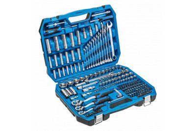Набір інструментів 222 шт. 1/4", 3/8",1/2" Hoegert HT1R444 фото
