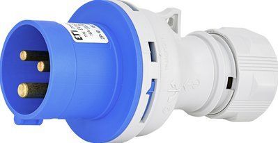 Вилка кабельная EV-1632 IP44 (16A, 230V, 2P+PE) tм ЕТІ 4482016 4482016 фото