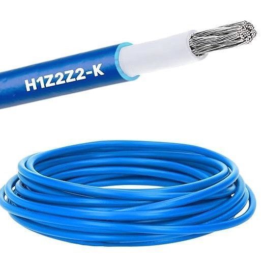 Кабель для сонячних панелей SOLARFLEX-X H1Z2Z2-K 1x6 мм&sup2; Helukabel синій 713570 фото