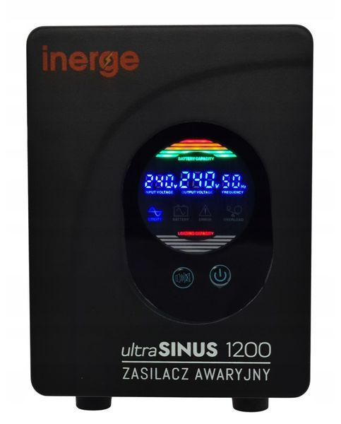 Джерело аварійного живлення ultraSINUS UPS 1200VА/800W Inerge EPS-12-1200-T1 фото