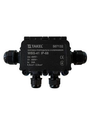 Коробка распределительная с клеммником WBS-41 IP-68 TAKEL 507132 для электросети 507132 фото