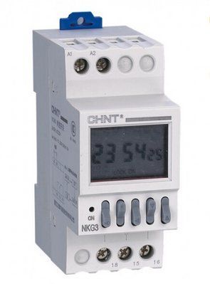 Таймер електронний NKG3 16-ON 16-OFF AC220V 1хв.-24год. CHINT 310024 310024 фото