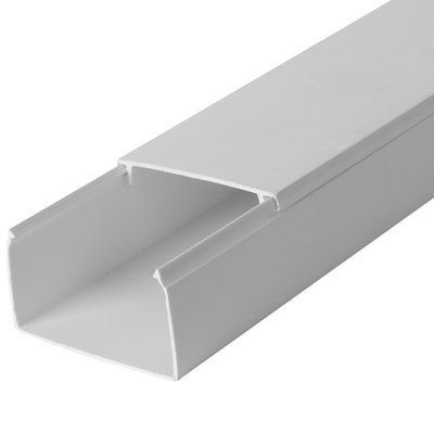 Короб пластиковий e.trunking.stand.80.60, 80х60 мм, 2 м 8 м/уп E.NEXT s033010 фото