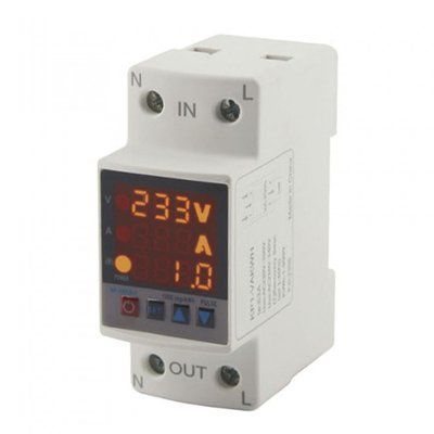 Реле напряжения тока со счетчиком модульное однофазное RD35VAP 63А Takel 514252 514252 фото