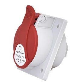 Розетка встроенная EE-3243 IP54 (32A, 400V, 3P+PE) tм ЕТІ 4482080 4482080 фото