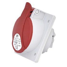 Розетка встроенная EE-1653 IP54 (16A, 400V, 3P+N+PE) tм ЕТІ 4482078 4482078 фото