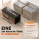 Літієва батарея LiTime LiFePO4 24В 100А&middot;год з BMS LiTime 24V 100Ah фото 3