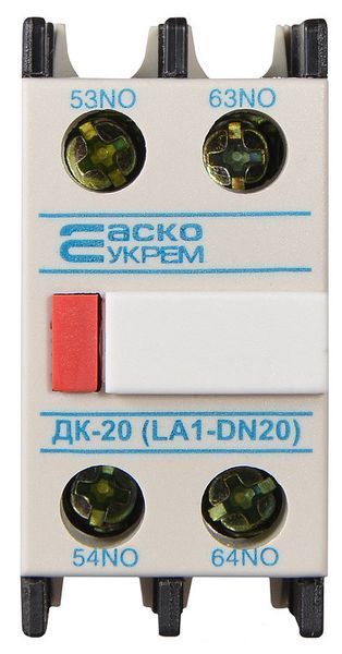 Додатковий контакт ДК-20 (LA1-D20) для розширення функціоналу магнітних пускачів і контакторів A0040050011 фото