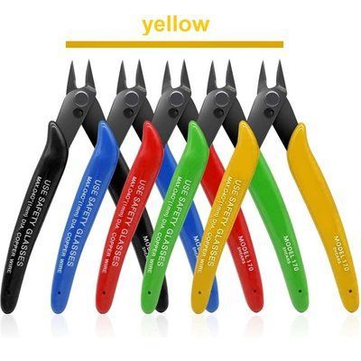 Бокорізи прецизійні Pliers 170 CRV кусачкизі зі зручними м&rsquo;якими жовтими ручками Pliers 170 yellow фото