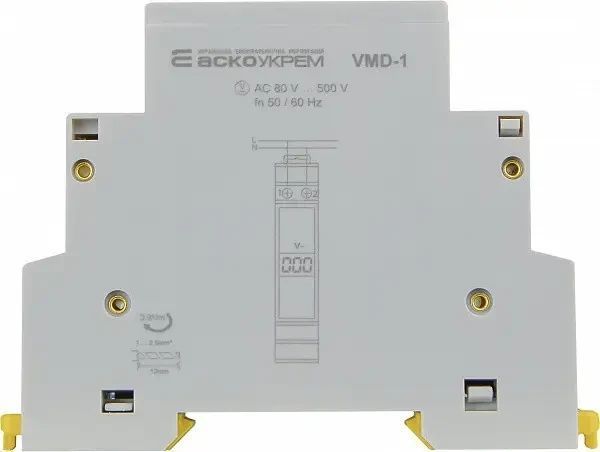 Вольтметр модульный цифровой VMD-1 однофазный AC 80-500 V АСКО-УКРЕМ A0010250001 фото