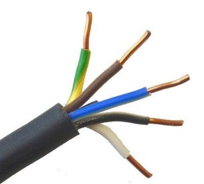Кабель мідний ВВГнг 5х 2,5 "Каблекс" жорсткий п'ятижильний однодротовий Україна Одеса "Каблекс" ВВГнг 5х2,5 фото