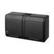 Розетка накладна з кришкою з/з 2-а, чорна IP44 Elektro-Plast Hermes 0325-09 0325-09 фото 2