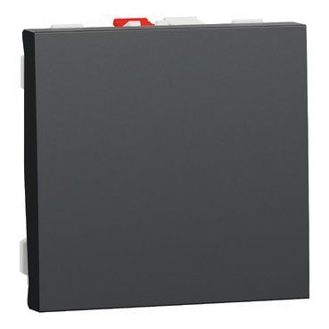 Вимикач/перемикач Schneider Electric Unica New NU320354, схема 6, 10А, 2 модулі, антрацит NU320354 фото