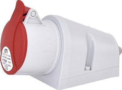 Настенная розетка EZ-1653 IP44 (16A, 400V, 3P+N+PE) tм ЕТІ 4482036 4482036 фото