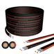 Сонячний кабель Duplex 2х6мм&sup2; H1Z2Z2-K чорний і червоний 1500V B.E.ST-Elektronik GmbH Duplex 2х6мм&sup2; фото 1