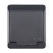 Розетка накладная с крышкой с/з 1-я, Антрацит IP44 Elektro-Plast Hermes 0324-07 0324-07 фото 3