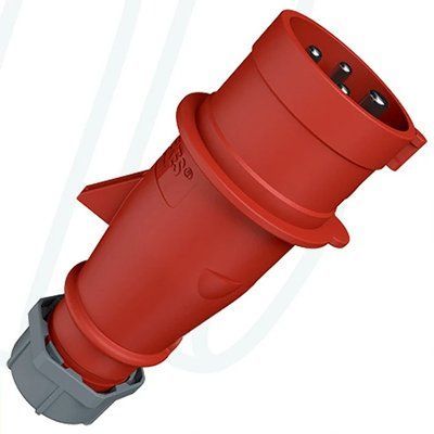 Вилка кабельна силова AM-TOP MENNEKES 16A 5P 6H 400V IP44 3 фото