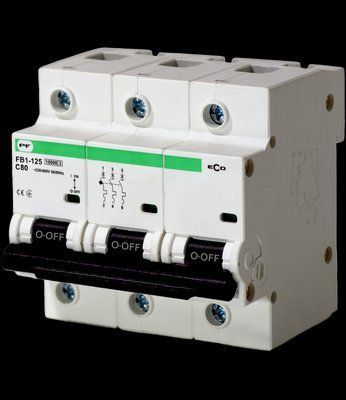 Автоматичний вимикач FB1-125 3P C 80A 10kA ECO PROMFACTOR FB1C3080 FB1C30080 фото