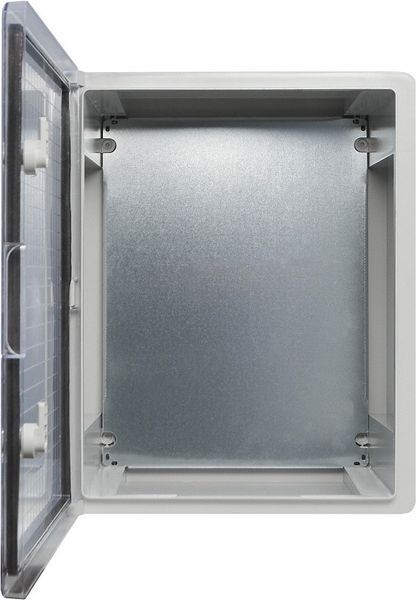 Корпус из АБС-пластика, ударопрочный, с монтажной панелью, прозрачная дверца, 40*50*24, ІР65, серииUBo A0270010030 фото