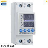 Реле контролю напруги та струму RKV 2P 63А АСКО-УКРЕМ A0010230002 A0010230002 фото