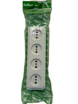 Розетка 4-я зовнішня без з/к, IP 20, Premiera GISel G 8003-67 G 8003-67 фото