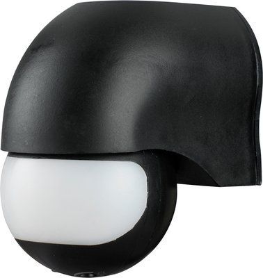 Датчик движения инфракрасный e.sensor.pir.12.black(черный), 180&deg;, IP44 E.NEXT s061010 s061010 фото