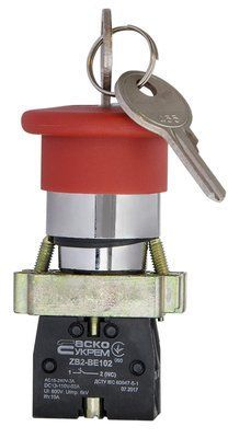 Кнопка безопасности XB2-BS142 Возврат ключа АСКО-УКРЕМ A0140010016 A0140010016 фото