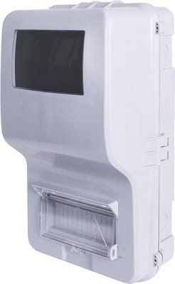 Корпус пластиковый учетный e.plbox.stand.n.f3.7 IP54 навесной, под трехфазный счетчик, 7 модулей s0110011 фото