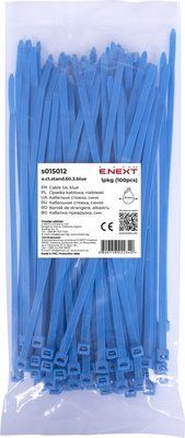 Кабельная стяжка e.ct.stand.60.3.blue (100шт), синяя Е.NEXT s015012 s015012 фото