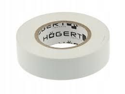 Ізоляційна стрічка 0,13 мм x 19 мм x 20 м, Біла HOEGERT HT1P285 фото