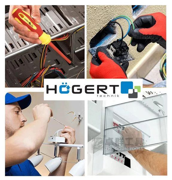 Набір ізольованих діелектричних викруток 13шт 1000V Hoegert HT1S997 фото