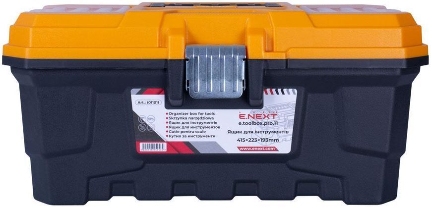 Ящик для інструментів, e.toolbox.pro.11, 16" 415x223x193мм E.NEXT t011011 t011011 фото
